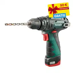 Netto Marken-Discount Metabo Powermaxx SB Basic 2x 2,0 Ah Akku Ladegerät + 20 € Filial-Gutschein Angebot