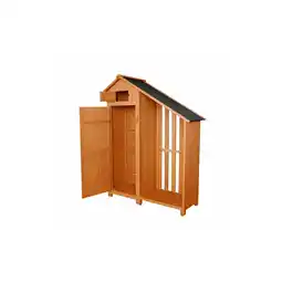 Netto Marken-Discount Werkzeugschrank aus Holz mit Anbau, ca. 131 x 54 x 180 cm - Braun Angebot