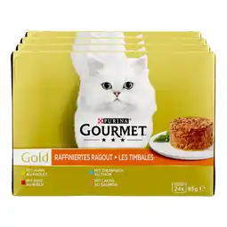 Netto Marken-Discount PURINA Gourmet Gold Raffiniertes Ragout 24 x 85g, 4er Pack Angebot