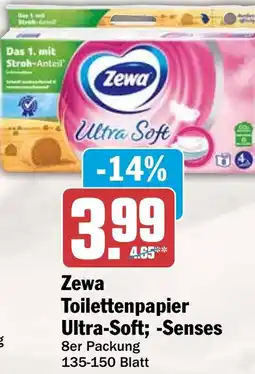 HIT Zewa Toilettenpapier Ultra-Soft; Senses Angebot