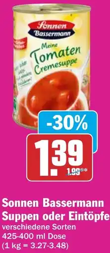 HIT Sonnen Bassermann Suppen oder Eintöpfe Angebot