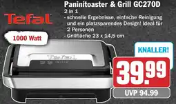 HIT Tefal Paninitoaster & Grill GC270D Angebot