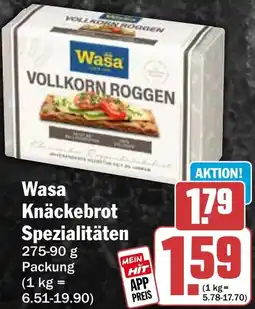 HIT Wasa Knäckebrot Spezialitäten Angebot