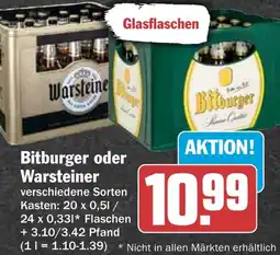 HIT Bitburger oder Warsteiner Angebot