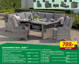 toom Baumarkt Gartenmöbel-Serie ,,Delia" Angebot