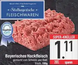 E-Center Bayerisches Hackfleisch Angebot