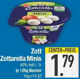 E-Center Zott Zottarella Minis Angebot