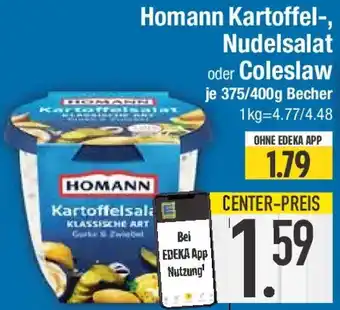 E-Center Homann Kartoffel, Nudelsalat oder Coleslaw Angebot