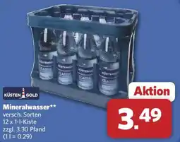 Combi KÜSTEN GOLD Mineralwasser Angebot