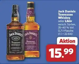 Combi Jack Daniels Tennessee Whiskey oder Likör Angebot