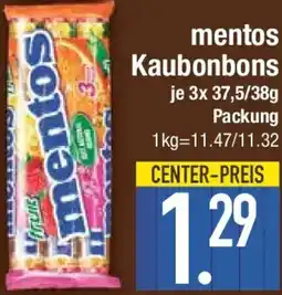 E-Center mentos Kaubonbons Angebot