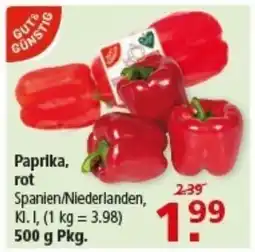 Multi Markt Paprika, rot Angebot