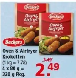 Multi Markt Beckers Oven & Airfryer Kroketten Angebot