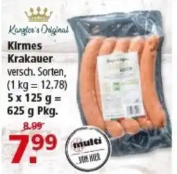 Multi Markt Kangles's Original Kirmes Krakauer Angebot