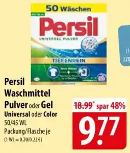 Famila Nord Ost Persil Waschmittel Pulver oder Gel Angebot