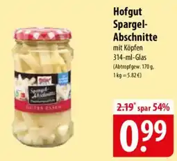 Famila Nord Ost Hofgut Spargel Abschnitte Angebot