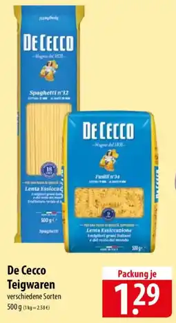 Famila Nord Ost De Cecco Teigwaren Angebot