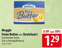 Famila Nord Ost Meggle Feine Butter oder Streichzart Angebot