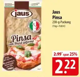 Famila Nord Ost Jaus Pinsa Angebot