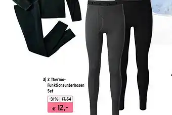 Tchibo 2 Thermo-Funktionsunterhosen Set Angebot
