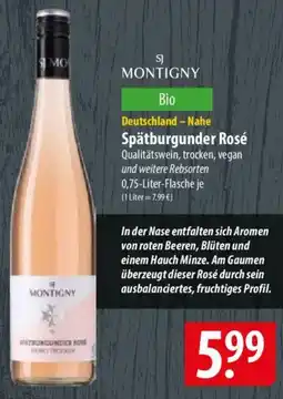 Famila Nord Ost MONTIGNY Spätburgunder Rosé Angebot