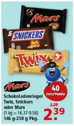 Multi Markt Mars Schokoladenriegel Twix, Snickers oder Mars Angebot