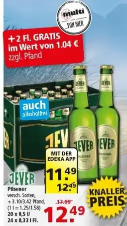 Multi Markt JEVER PILSENER Angebot
