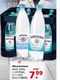 Multi Markt GEROLSTEINER Mineralwasser Angebot