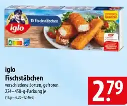 Famila Nord Ost iglo Fischstäbchen Angebot