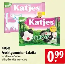 Famila Nord Ost Katjes Fruchtgummi oder Lakritz Angebot