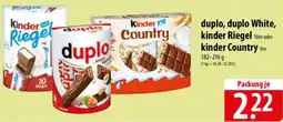 Famila Nord Ost duplo, duplo White, kinder Riegel oder kinder Country Angebot