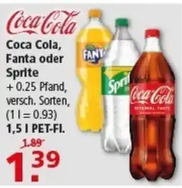 Multi Markt Coca-Cola Fanta oder Sprite Angebot