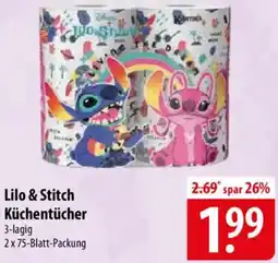 Famila Nord Ost Lilo & Stitch Küchentücher Angebot
