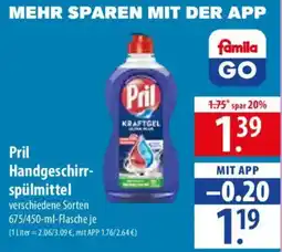 Famila Nord Ost Pril Handgeschirrspülmittel Angebot