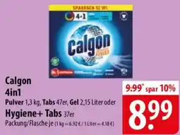 Famila Nord Ost Calgon 4in1 oder Hygiene+ Tabs Angebot