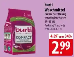 Famila Nord Ost burti Waschmittel Angebot