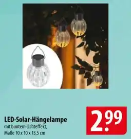 Famila Nord Ost LED-Solar-Hängelampe Angebot