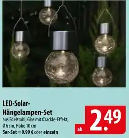 Famila Nord Ost LED-Solar Hängelampen-Set Angebot