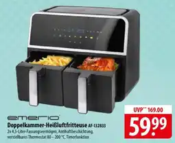 Famila Nord Ost Emerio Doppelkammer-Heißluftfritteuse Angebot