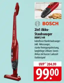 Famila Nord Ost BOSCH 2in1 Akku Staubsauger Angebot