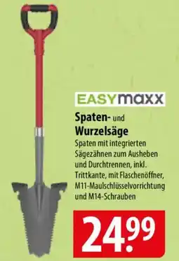 Famila Nord Ost EASYmaxx Spaten und Wurzelsäge Angebot