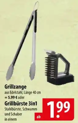 Famila Nord Ost Grillzange oder Grillbürste 3in1 Angebot