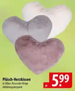 Famila Nord Ost Plüsch-Herzkissen Angebot