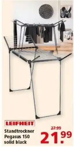 Multi Markt LEIFHEIT Standtrockner Pegasus 150 solid black Angebot
