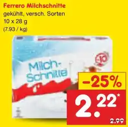 Netto Marken-Discount Ferrero Milchschnitte Angebot