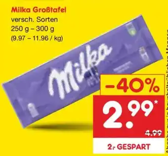 Netto Marken-Discount Milka Großtafel Angebot