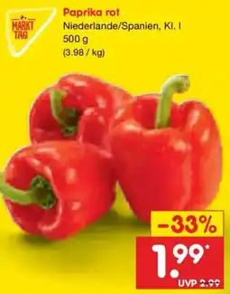 Netto Marken-Discount Paprika rot Angebot