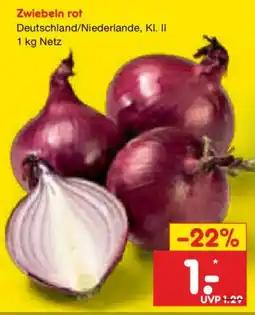 Netto Marken-Discount Zwiebeln rot Angebot