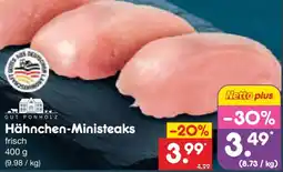 Netto Marken-Discount Hähnchen-Ministeaks Angebot