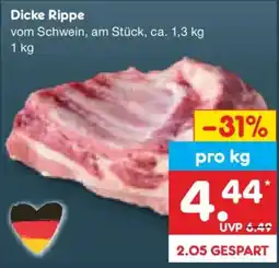 Netto Marken-Discount Dicke Rippe Angebot
